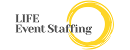 GiveCon Sponsor - Life Event Staffing Logo