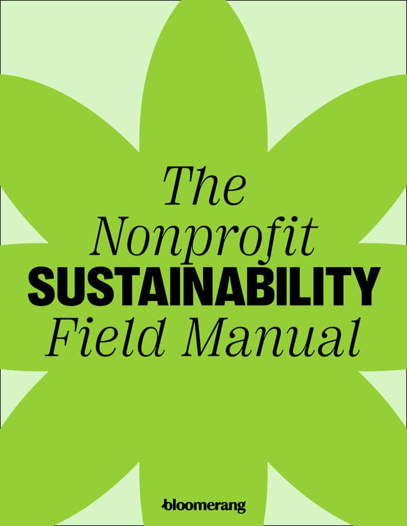 The nonprofit sustainability field manual ebook cover
